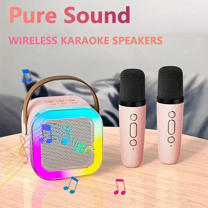 🔥 LAST DAY 50% OFF 🔥Ultimate KaraParty Mini™ - Portable Karaoke Speaker with Wireless Microphones