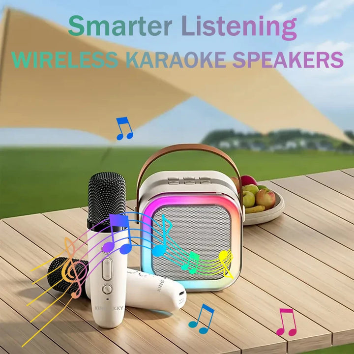 🔥 LAST DAY 50% OFF 🔥Ultimate KaraParty Mini™ - Portable Karaoke Speaker with Wireless Microphones